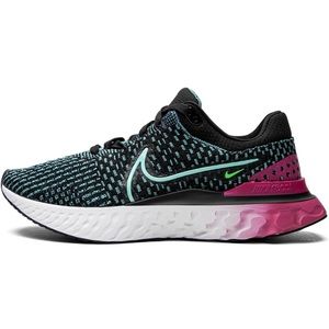 Nike React Infinity Run Flyknit 3 - Black/Turquoise/Pink - Women’s Size 8.5